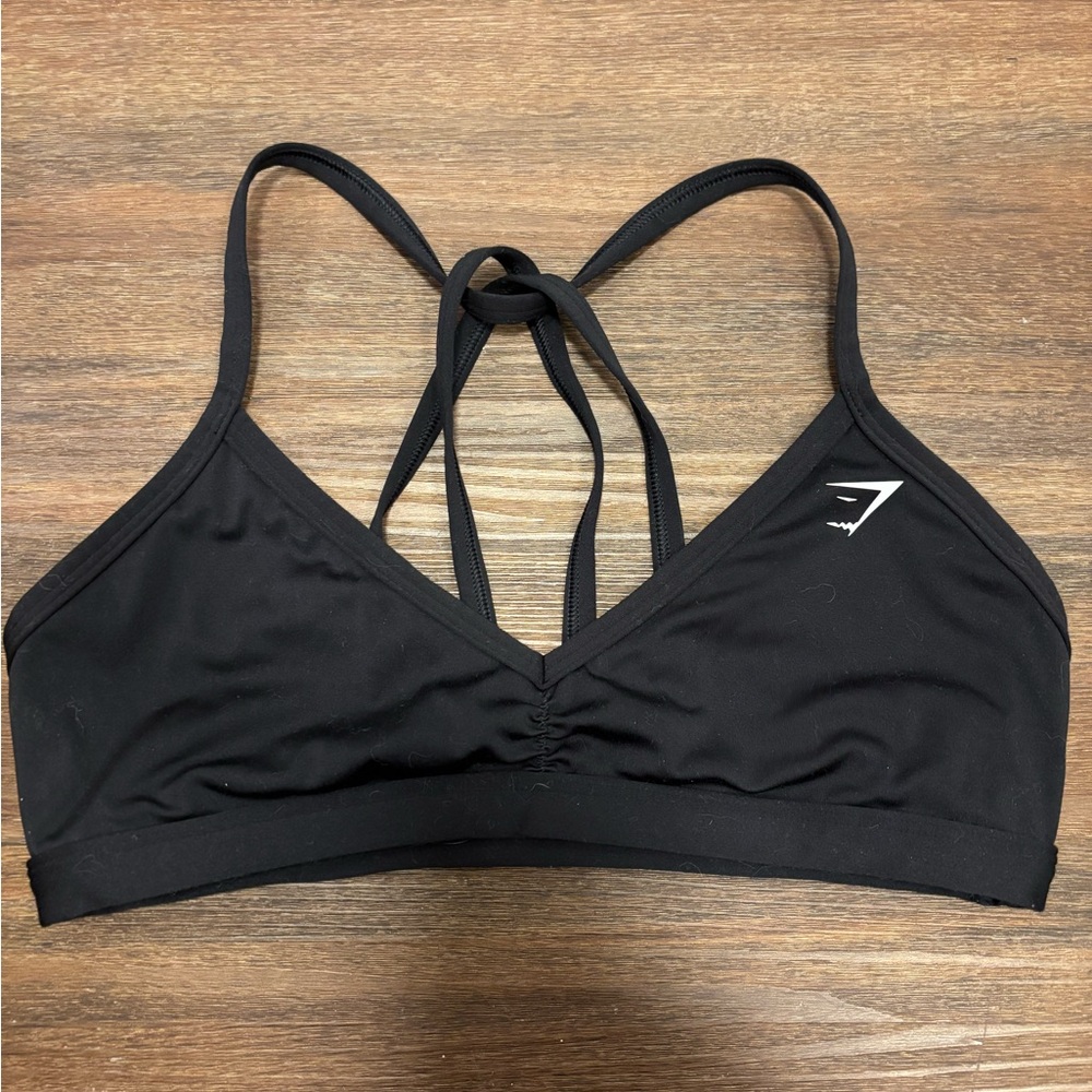Gymshark Black Crossback Sports Bra
